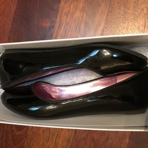 steve madden black girls flats, size 4